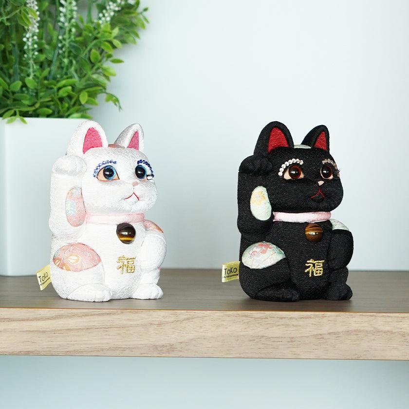 【招き猫】風水DX (黒) M | 江戸木目込み | 柿沼人形 - Image 13