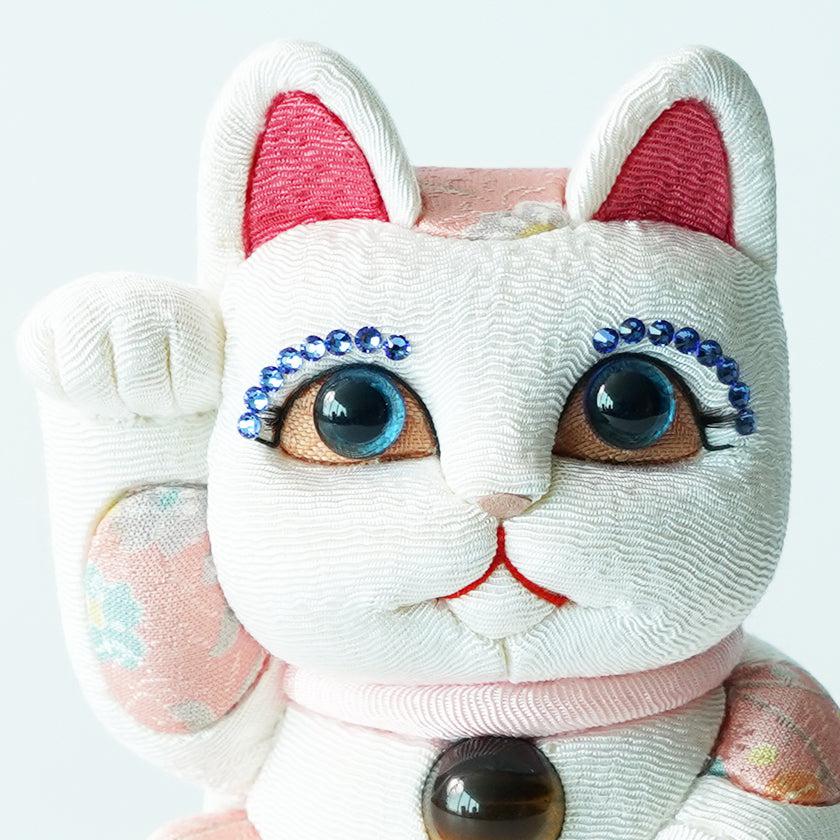 【招き猫】風水DX (白) M | 江戸木目込み | 柿沼人形 - Image 10
