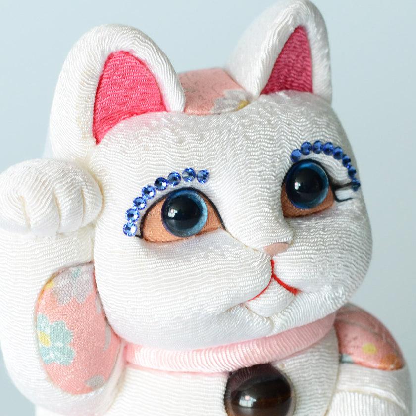【招き猫】風水DX (白) M | 江戸木目込み | 柿沼人形 - Image 11