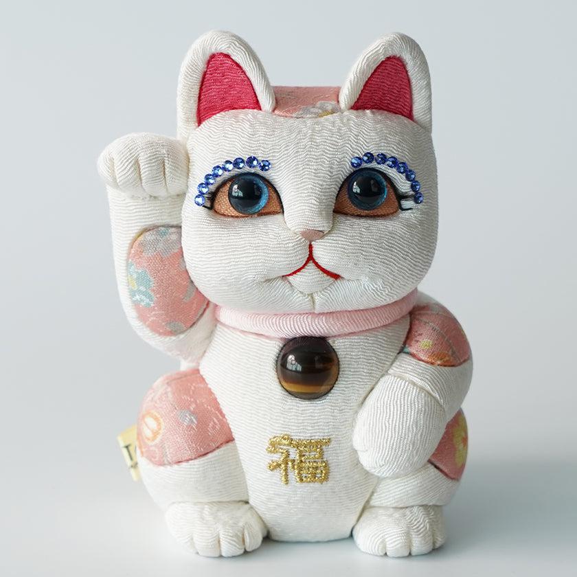【招き猫】風水DX (白) M | 江戸木目込み | 柿沼人形 - Image 6