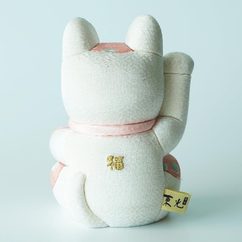 【招き猫】風水DX (白) M | 江戸木目込み | 柿沼人形 - Image 7