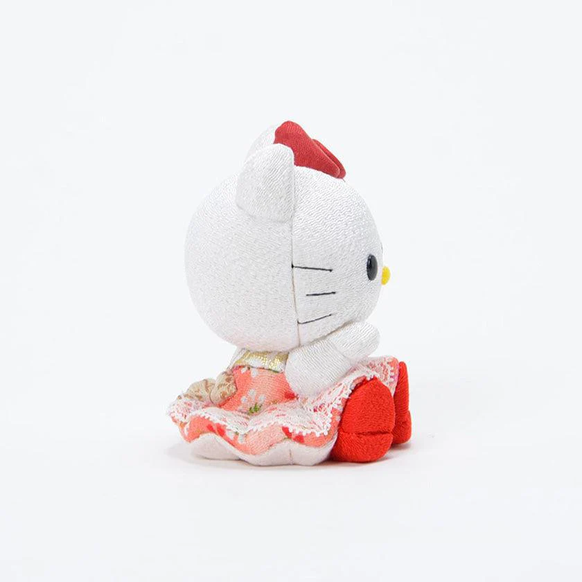 【招き猫】招きハローキティ (座) | 江戸木目込み | 柿沼人形 - Image 9