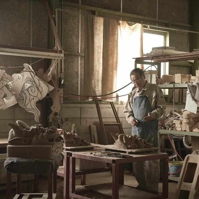【鬼瓦インテリア】室内に飾る鬼瓦：神谷延三郎 | 三州鬼瓦 | 鬼瓦家守(新東) - Image 4