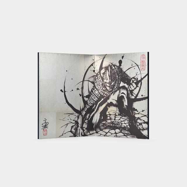 【屏風】ウルトラセブン | 本装屏風 - 武人画 (大型配送料2,500円) - Image 2