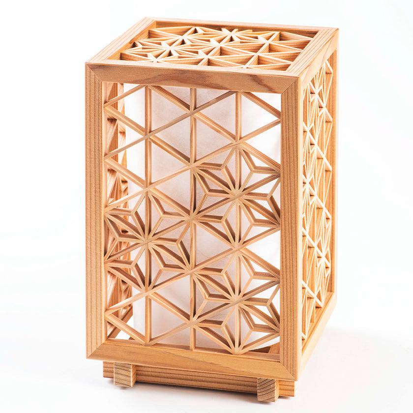 【ライト】乱れ組子 麻の葉 (S) | 組子 (大型配送料2,500円) - Image 2