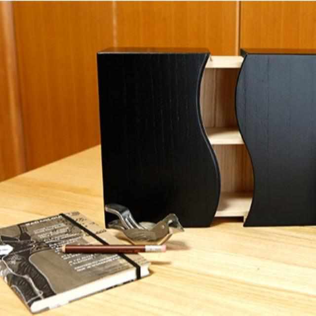 【加茂桐箪笥】想ひ凾 (野本桐凾製作所) 桐の飾り棚 (黒 ウレタン) (大型配送料2,500円) - Image 20