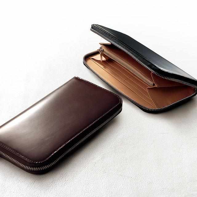 【長財布】スマートラウンドファスナー (葡萄) | 松阪牛革 | バンビ - Image 5