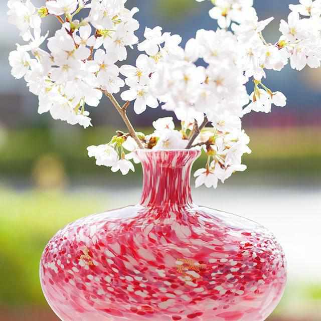 【花瓶】花あかり | 津軽びいどろ | 北洋硝子 (アデリア) - Image 3