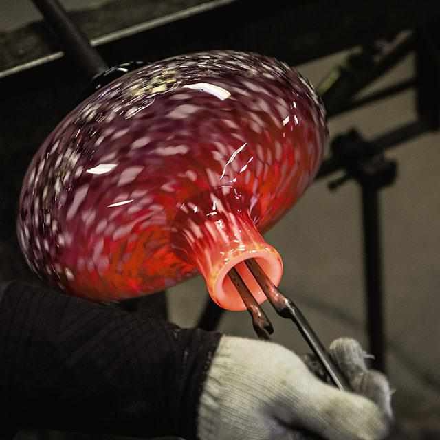 【花瓶】花あかり 金耳付 | 津軽びいどろ | 北洋硝子 (アデリア) - Image 13
