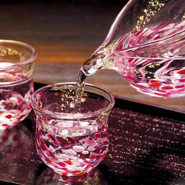 【酒器セット】花うつし 花筏 | 津軽びいどろ | 北洋硝子 (アデリア) - Image 10