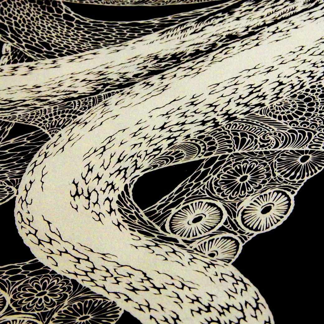 【版画】切り剣Masayo（福田理代）海蛸子 - Image 6