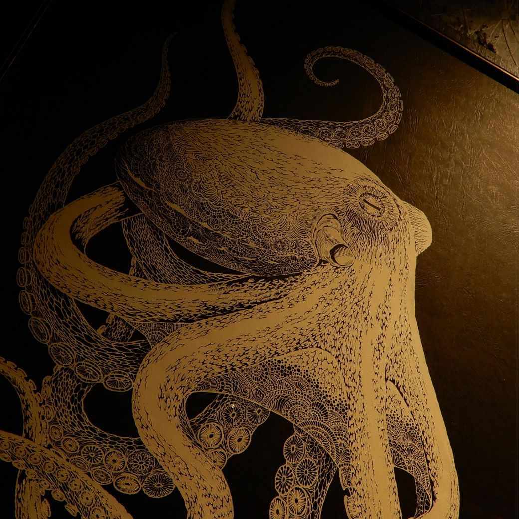 【版画】切り剣Masayo（福田理代）海蛸子 - Image 9