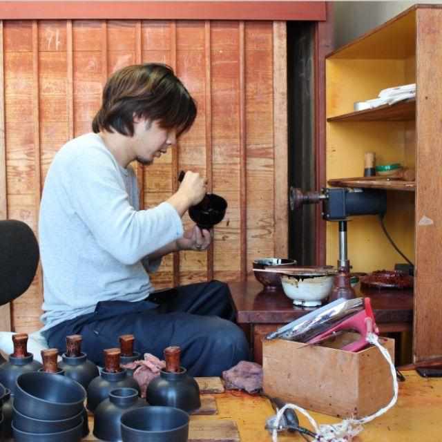 【モバイルタンブラー】thermo mug × 土直漆器 うるし鳥獣戯画 (ブラック) | 越前漆器 | 匠市 - Image 5
