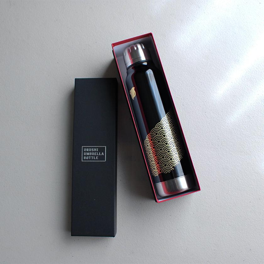 【アンブレラボトル】thermo mug × 土直漆器 うるし波千鳥 (ブラック) | 越前漆器 | 匠市 - Image 17