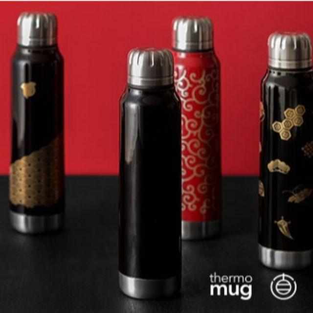【アンブレラボトル】thermo mug × 土直漆器 うるし鳥獣戯画 (レッド) | 越前漆器 | 匠市 - Image 6