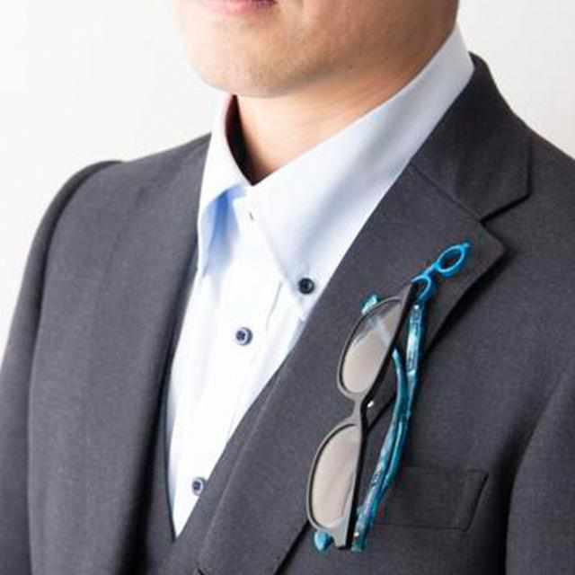 【ピンバッチ】ラペルピン・メガネホルダーになるピンバッチ megane pin (ブラウン) | 鯖江の眼鏡 | 匠市 - Image 6