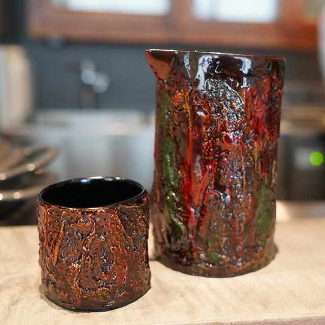 【輪島塗】楽 KOKEMUSU 片口酒器 (3点セット) - Image 25