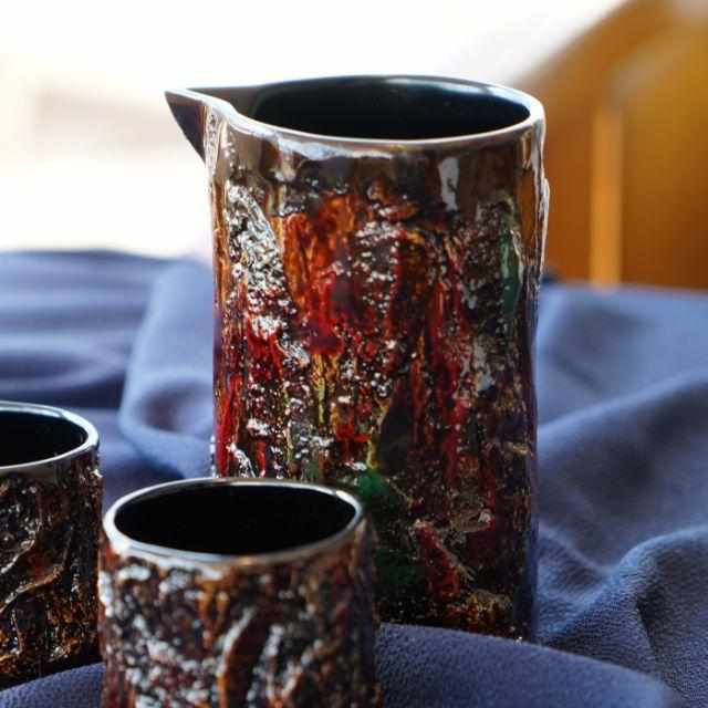【輪島塗】楽 KOKEMUSU 片口酒器 (3点セット) - Image 29