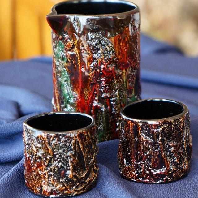 【輪島塗】楽 KOKEMUSU 片口酒器 (3点セット) - Image 30