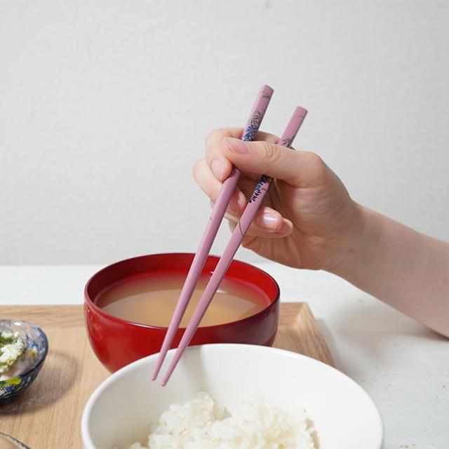 【箸】琳派×輪島塗 藤 | 若狭塗 | 箸蔵まつかん - Image 3