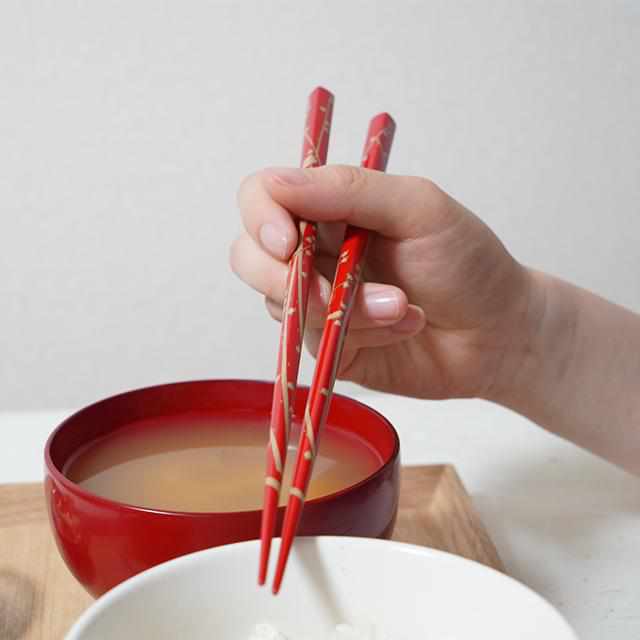 【箸】琳派×輪島塗 梅 | 若狭塗 | 箸蔵まつかん - Image 16