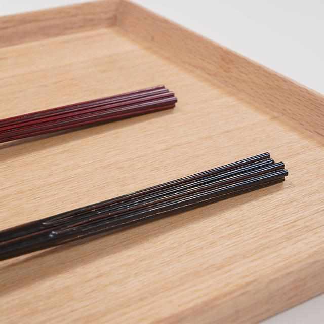 【箸】モダン hanataba urushi 黒 | 若狭の塗箸 | 箸蔵まつかん - Image 7