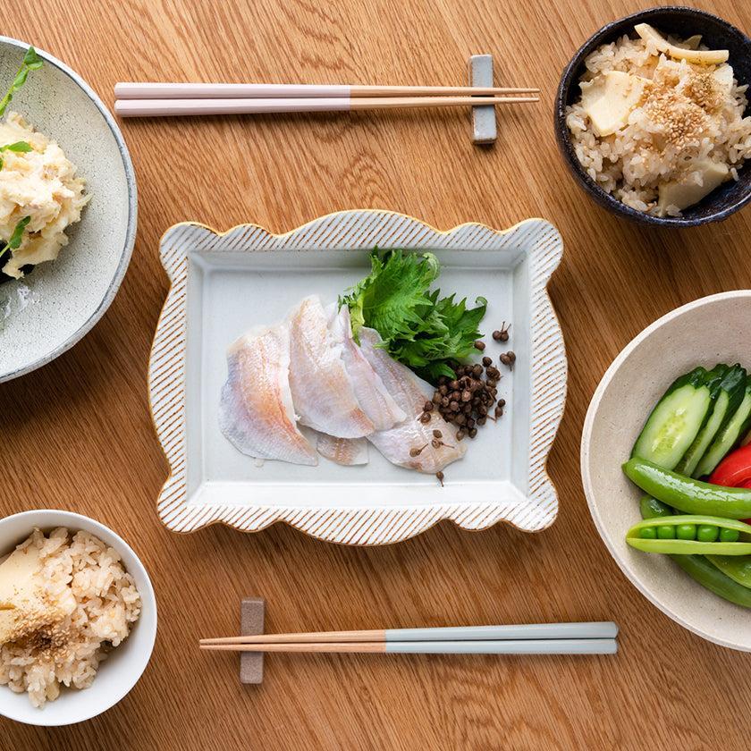 【箸】HASHIKURA SEASON 01 オーク 八角 箸置付 ギフト箱付 (食洗対応) | 若狭の塗箸 | 箸蔵まつかん - Image 3