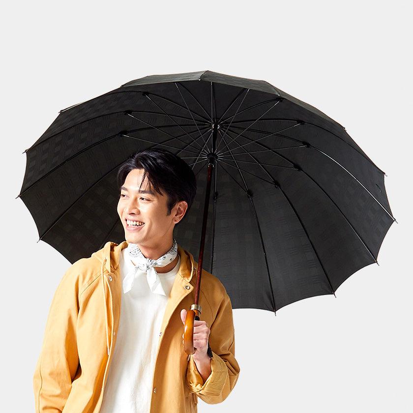 【雨傘】紳士 チェス ロング カーボン (モスグリーン) | 東京洋傘 | 宮内庁御用達 前原光榮傘商店 - Image 3
