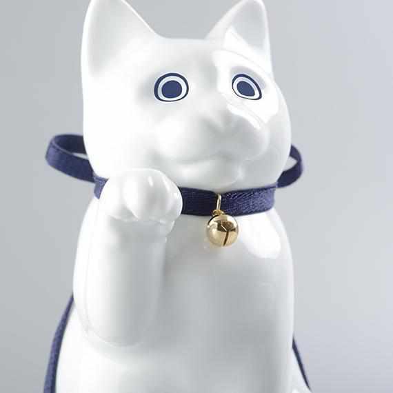 【招き猫】へそくりの招き猫 壱号 白 (中) | 肥前吉田焼 | Kata Koto - Image 20