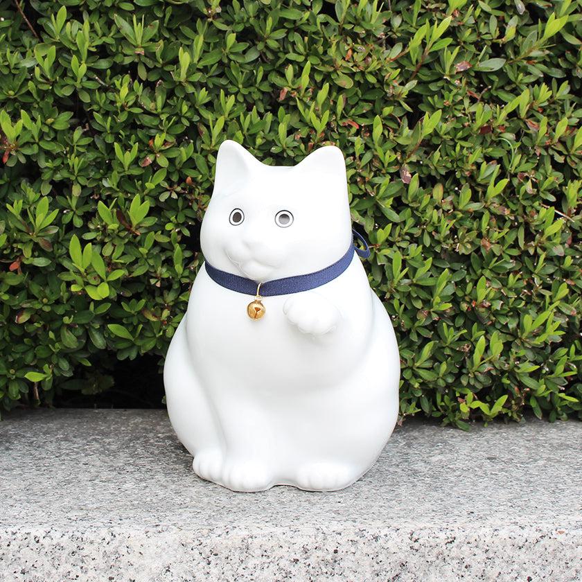 【招き猫】へそくりの招き猫 弍号 白丸 | 肥前吉田焼 | Kata Koto - Image 11
