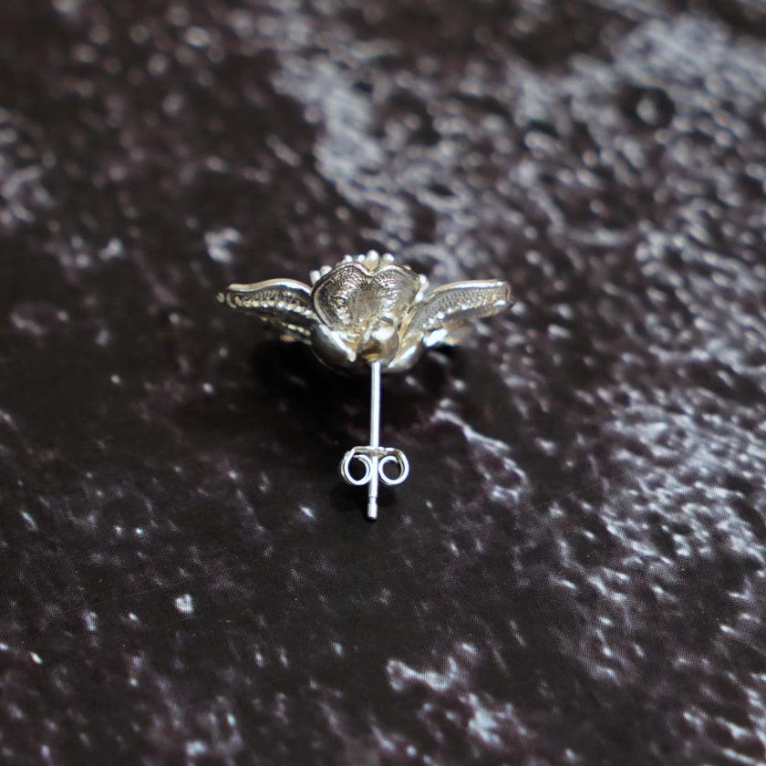 【ピアス】Cherry blossam drop | 銀細工 | CHECOS - Image 4