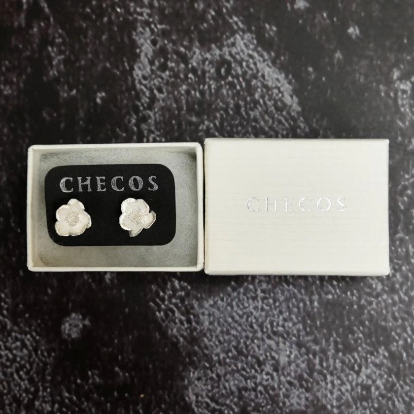 【ピアス】Camellia | 銀細工 | CHECOS - Image 5