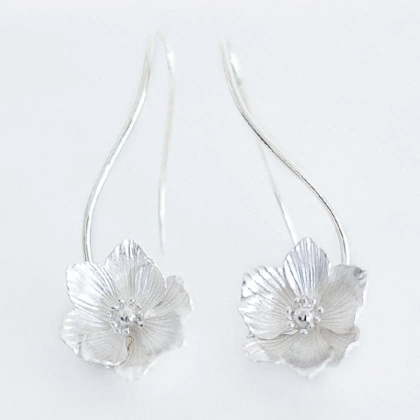 【ピアス】Anemone (L) | 銀細工 | CHECOS - Image 3