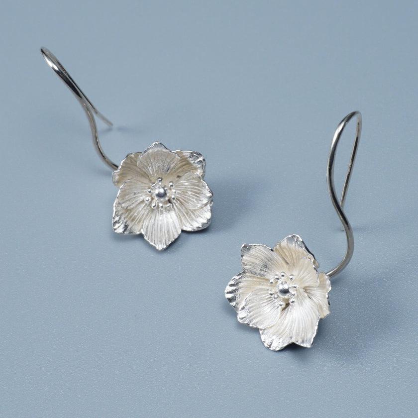 【ピアス】Anemone (L) | 銀細工 | CHECOS - Image 4
