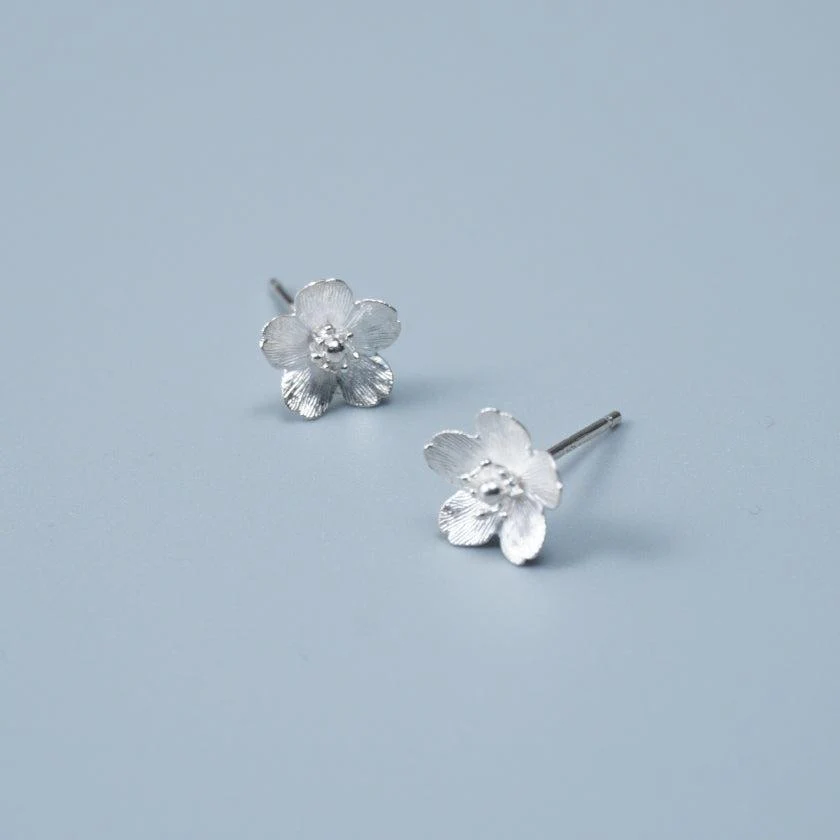 【ピアス】Cherry blossam | 銀細工 | CHECOS - Image 4