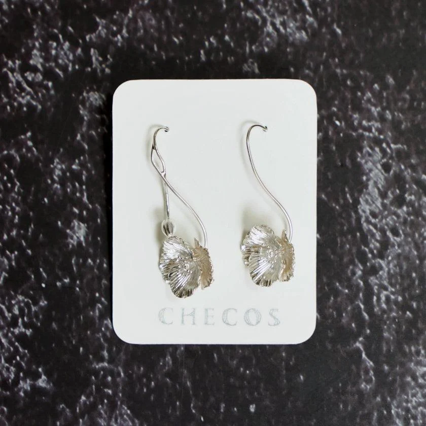 【ピアス】Shirley poppy (L) | 銀細工 | CHECOS - Image 7