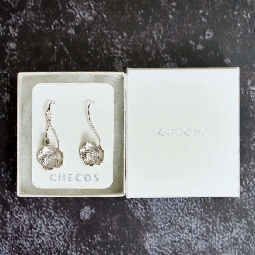 【ピアス】Shirley poppy (L) | 銀細工 | CHECOS - Image 8