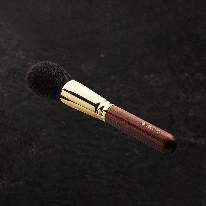 【メイクブラシ】BISYODO (L) フィニッシングパウダーブラシ (丸) 53mm | 化粧筆 | ウエダ美粧堂 - Image 2