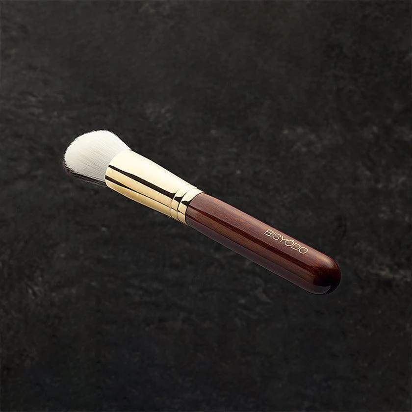 【メイクブラシ】BISYODO (L) リキッドファンデーションブラシ (丸平) 28mm | 化粧筆 | ウエダ美粧堂 - Image 2