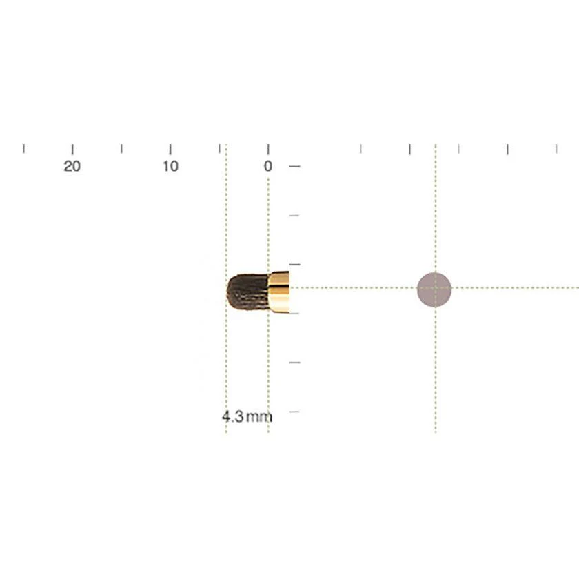 【メイクブラシ】BISYODO (L) アイシャドーブラシ (丸) 4.3mm | 化粧筆 | ウエダ美粧堂 - Image 4