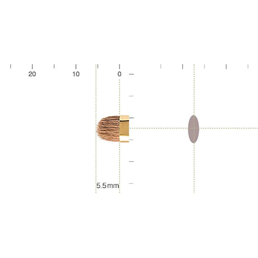 【メイクブラシ】BISYODO (L) シャドーライナーブラシ (丸平) 5.5mm | 化粧筆 | ウエダ美粧堂 - Image 4