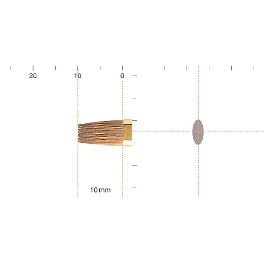 【メイクブラシ】BISYODO (L) リップブラシ (平) 10mm | 化粧筆 | ウエダ美粧堂 - Image 4
