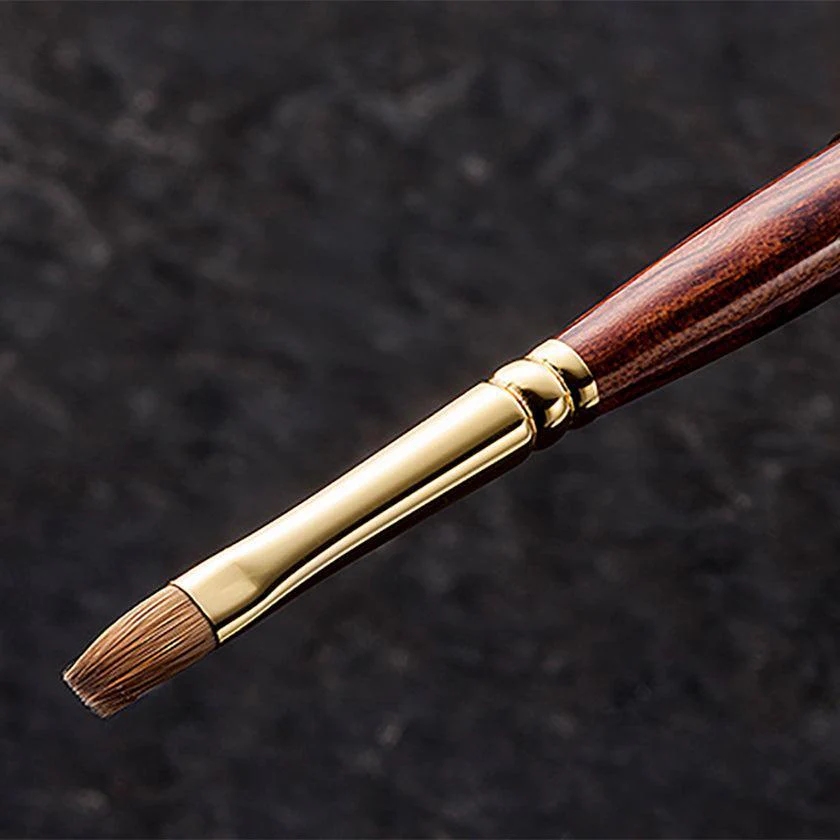 【メイクブラシ】BISYODO (L) キャップ付リップブラシ (平) 10mm | 化粧筆 | ウエダ美粧堂 - Image 3
