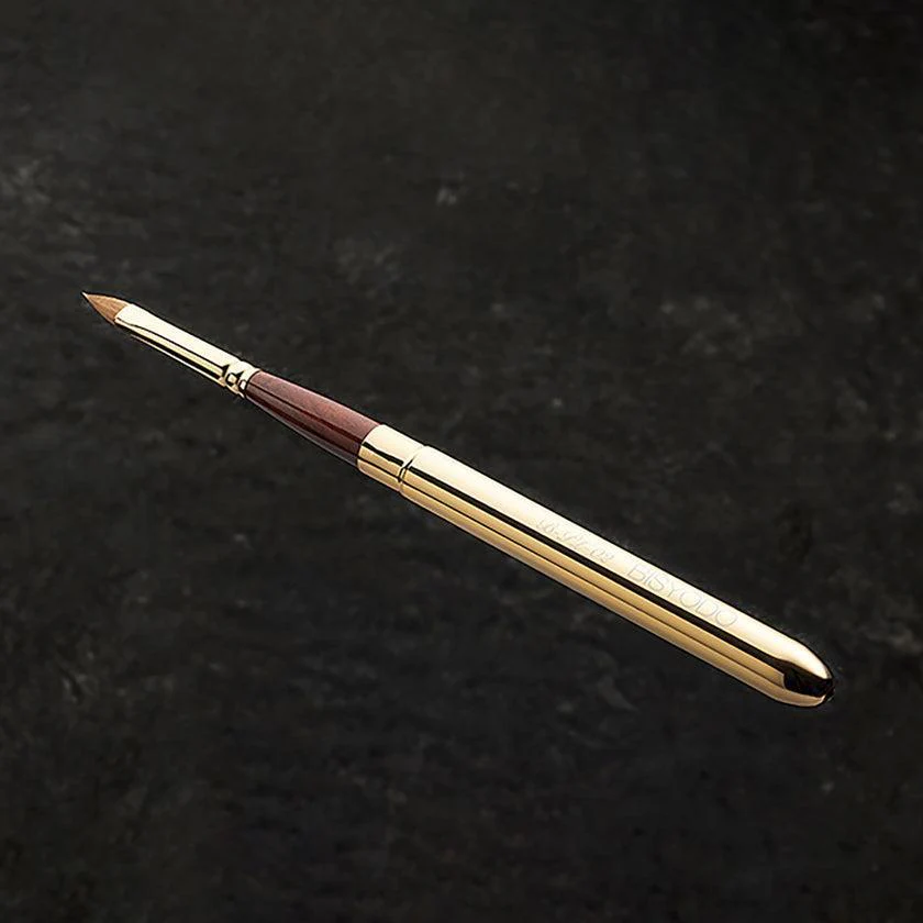 【メイクブラシ】BISYODO (L) キャップ付リップブラシ (丸平) 11mm | 化粧筆 | ウエダ美粧堂 - Image 2