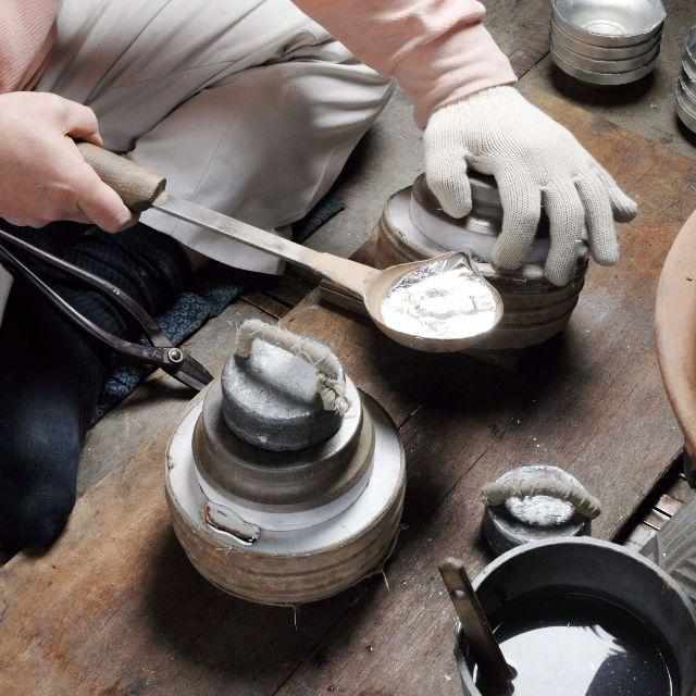 【茶器揃】イブシ 三ッ組 | 大阪浪華錫器 - Image 2