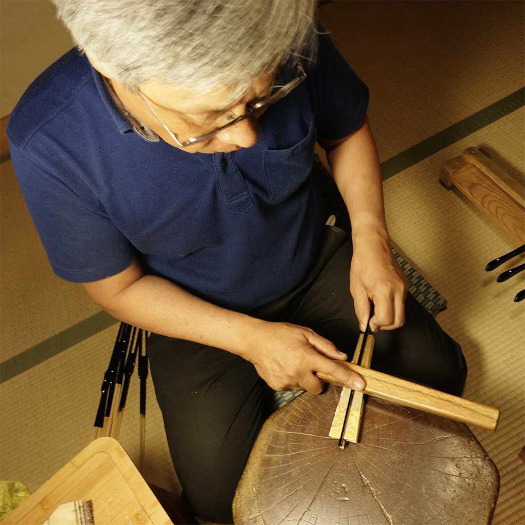 【扇子】女物 紙扇 白撫子 葡萄酒色 | 京扇子 | 大西常商店 - Image 10