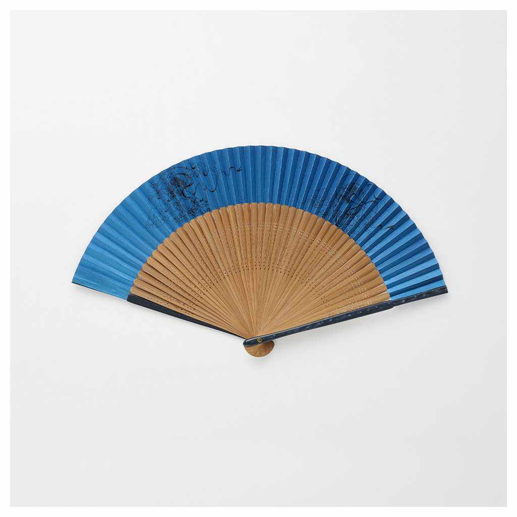 【扇子】男物 紙扇 風神雷神 大短地 | 京扇子 | 大西常商店 - Image 3