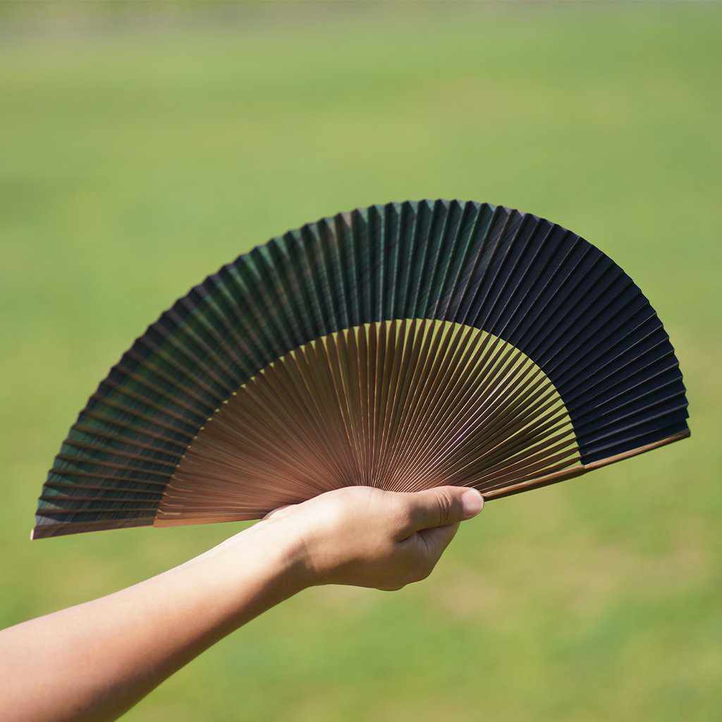 【扇子】男物 紙扇 吉祥 刷毛引き六十間 | 京扇子 - Image 4