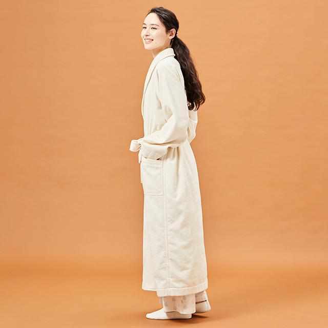 【ルームウェア】Foo Tokyo ナイトガウン ホワイトカシミヤ - Image 4