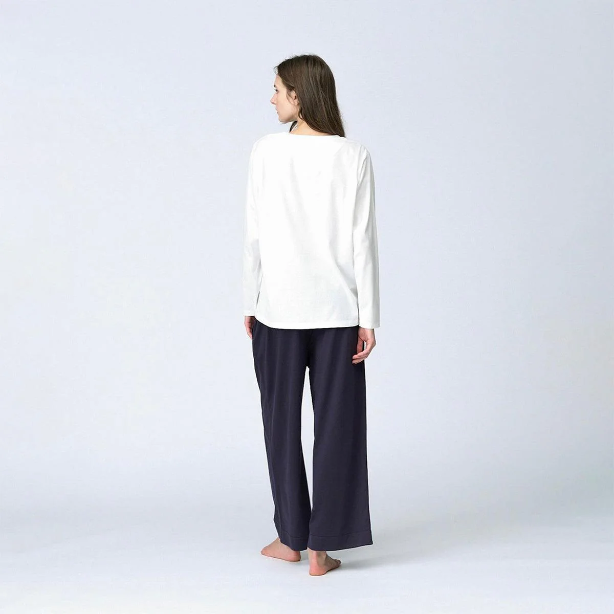 【Tシャツ】ウィメンズ シルクコットンロングスリーブTシャツ | Foo Tokyo - Image 4